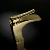 Skip Diamond Luxury Faucet with Swarovski Crystals, Polished Gold