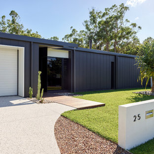 75 Beautiful Mid-Sized Modern Exterior Home Pictures & Ideas | Houzz