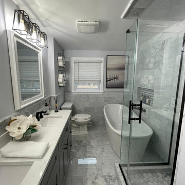Full Remodel - Tile Job, Stand alone Soaker Tub
