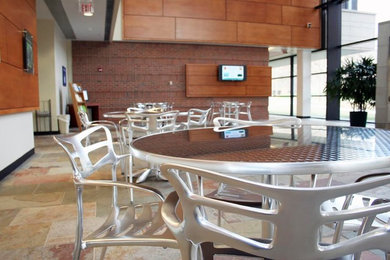 Inspiration for a contemporary dining room remodel in Los Angeles
