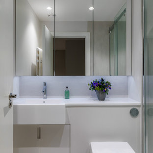 Two seamless bathrooms in Kew