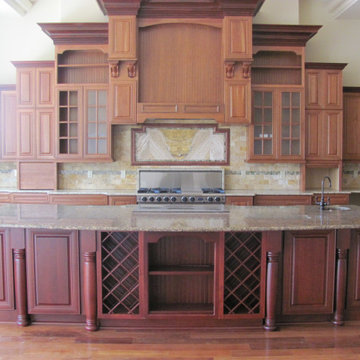 Custom kitchen cabinetry, Wine rack (1)
