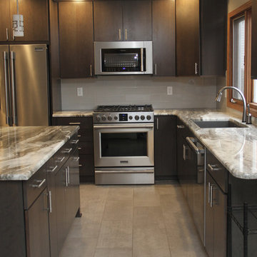 Orchard Park - Contemporary Cherry Kitchen