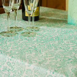 Aqua Table Linens - Products