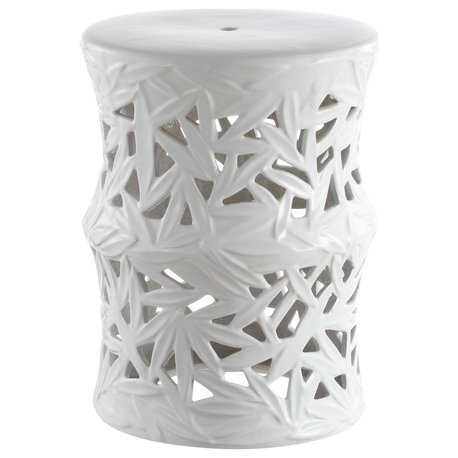 Safavieh Granda Garden Stool, White