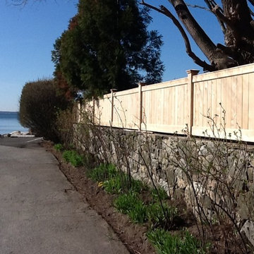 Tongue & Groove Fence on Stonewall