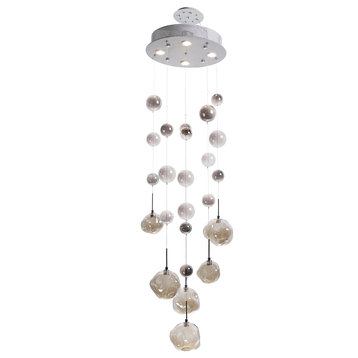 Dale Tiffany HAH19250 Sylas, 4 Light Chandelier-72 In and 15.75 In