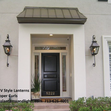 Sheryl's V Style Gas Lanterns with Copper Curls