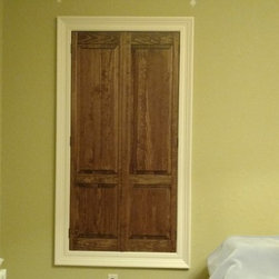 Waller Raised Panel Pine Interior Shutters - Interior Shutters