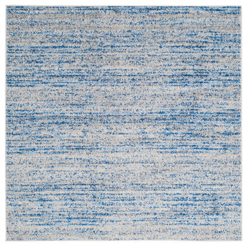 Safavieh Adirondack Collection ADR117 Rug, Blue/Silver, 6' Square