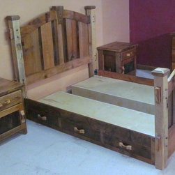 Reclaimed Wood Bedroom - Beds