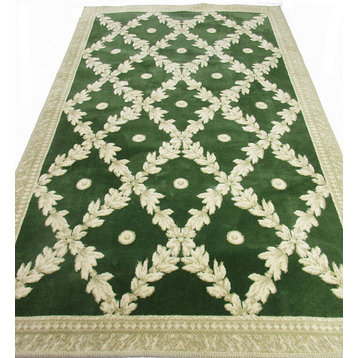 Serge LeSage Accent Rugs | "Vert" Collection | Style: Amandine