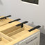 Black Countertop Support Bracket, T-Bracket, 18"