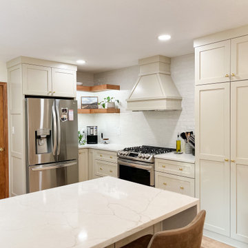 White Modern Kitchen Remodel