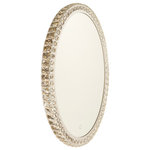Artcraft Lighting - Reflections AM307 Oval Mirror - Hit the switch and bring your mirror to life. This LED mirror has a crystal frame. Features a smart touch dimmer switch for the exact amount of light desired. (Oval shape)