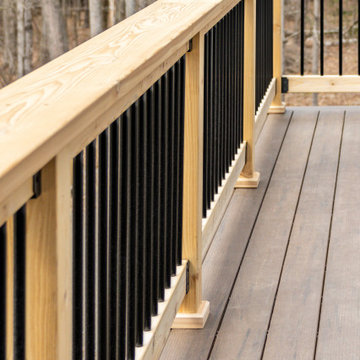 Cathedral 4 season porch and deck