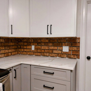 Thin Brick Kitchen Backsplash