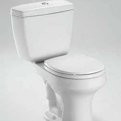 Toto Rowan Elongated Two Piece Toilet 1.6 GPF/ 1.0 GPF CST406MF - Toilets