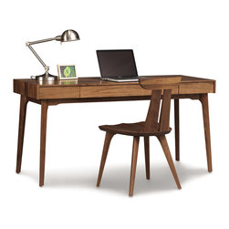 Catalina Walnut Desk - Desks And Hutches