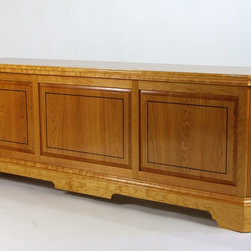 Custom Cherry and Ebony Blanket Chest - Accent Chests And Cabinets