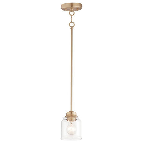 Maxim Lighting Acadia 1 Light Single Pendant, Heritage