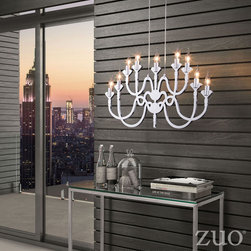 Zuo Supercell Ceiling Lamp Silver - SKU: 50167 - Pendant Lighting