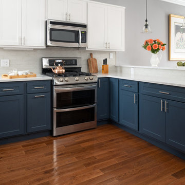 Philadelphia Blue & White Kitchen