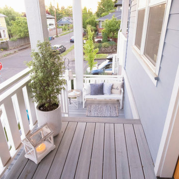 Extended Deck Over Small Privacy Patio
