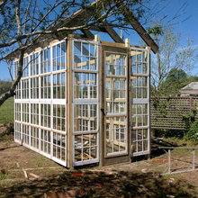 Greenhouse using reclaimed windows