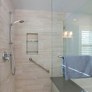 Escondido Walk In Shower in Master Bathroom Renovation
