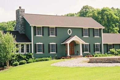 Example of an exterior home design in Other