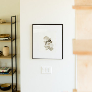 Black and White Abstract Hallway Art