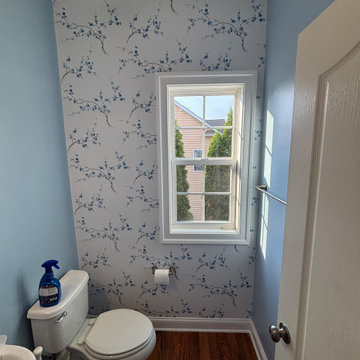 Serene Refresh: Hallway Powder Room Update