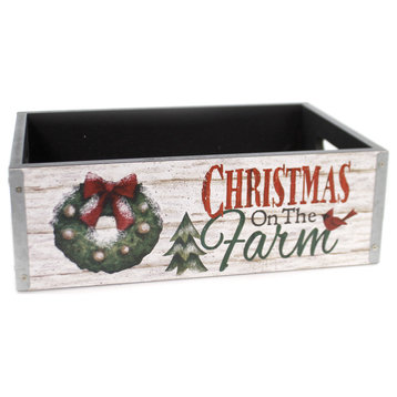 Christmas Countryside Message Planter Message Standing Planters