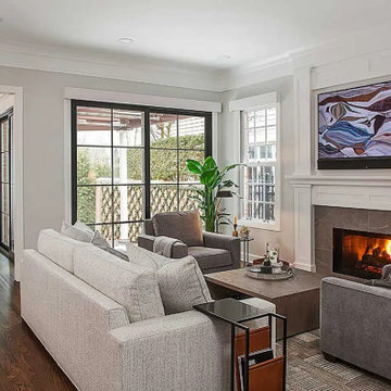 Living Room Remodel and Interior Design in Birmingham, MI