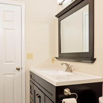 Transitional Hall Bathroom