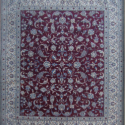 Persian Nain rug 6'8 X 8' - Area Rugs