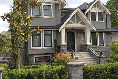 Inspiration for a timeless exterior home remodel in Vancouver