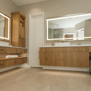 Lux Modern Spa Master bathroom
