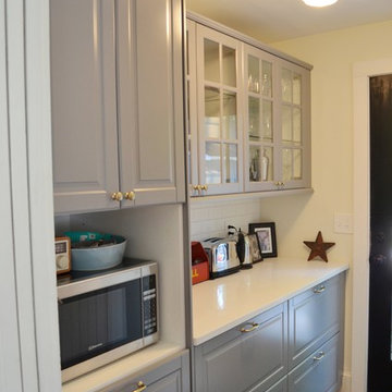 IKEA cabinet for a built-in microwave