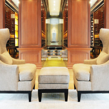 Classical Mahogany Wine Room