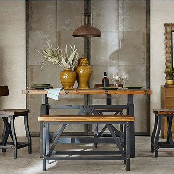 Art Van Furniture Industrial Dining Room