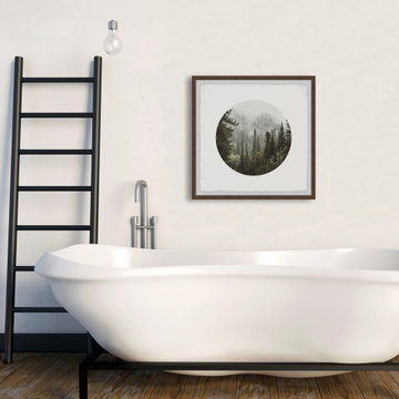 "Forest of Pines" Framed Painting Print