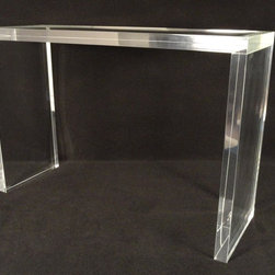 Acrylic Console Table/Straight Edge XL - Products