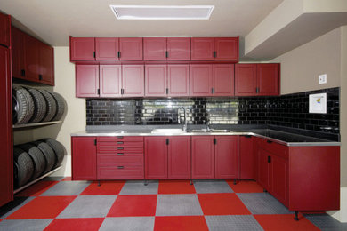 Inspiration for a timeless garage remodel in Cincinnati