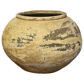 Capria Yellow Earth Ware Pot