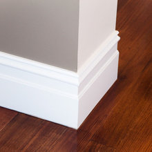 Baseboards add molding to existing