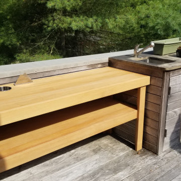 Buffet table