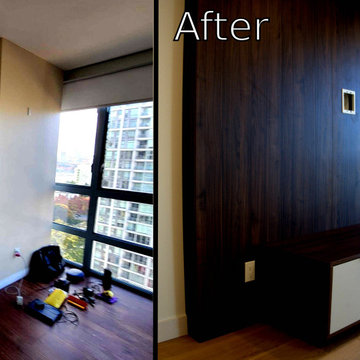 Yaletown Modern Condo & Custom Millwork Transformation – Cambie St