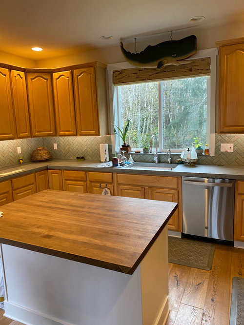 Paint yellowed maple white, or…..?